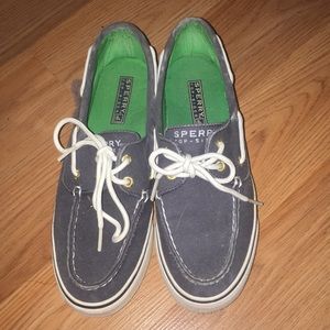 navy sperrys